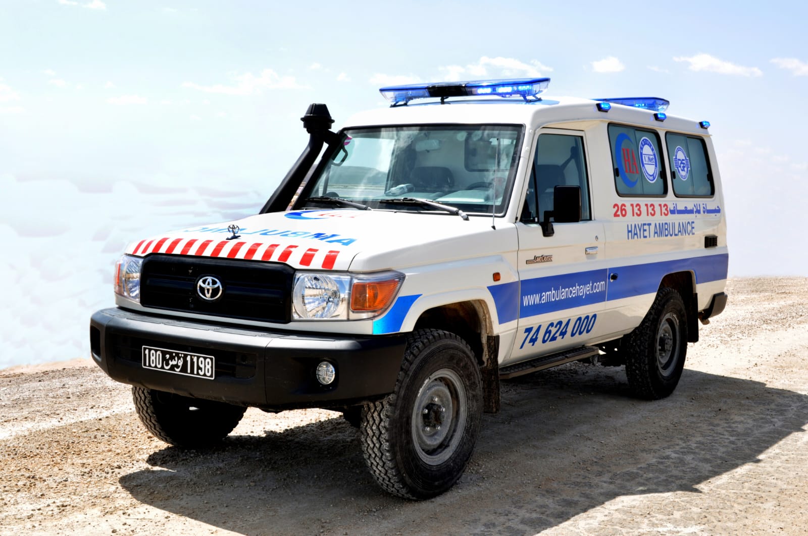 Ambulance 4x4 Toyota Land Cruiser Hayet Ambulance - Vue principale